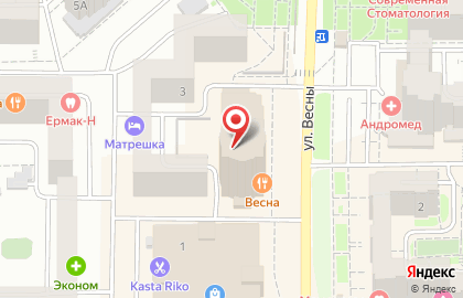 ЗАО КПМГ на улице Весны на карте