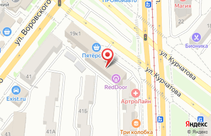 Агентство интернет-рекламы ТоммиГан на улице Курчатова на карте