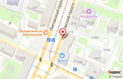 Столовая на Лиговском проспекте на Лиговском проспекте на карте