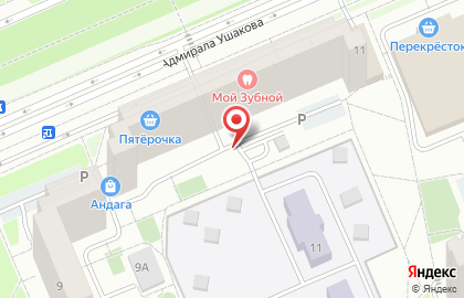Rival на бульваре Адмирала Ушакова на карте