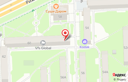 Магазин одной цены Fix Price на Рижском проспекте на карте