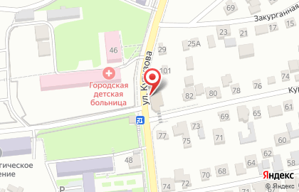 Кафе Buno coffee на улице Кутузова на карте