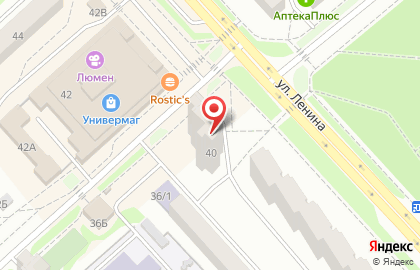 Салон красоты Бархат на улице Ленина на карте
