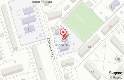 Средняя школа №118 Красноармейского района Волгограда на карте