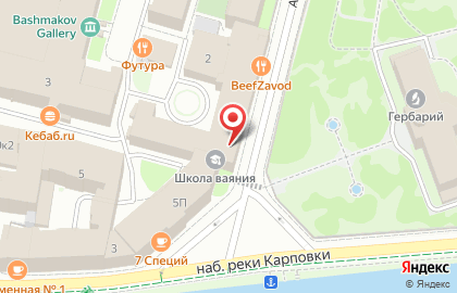 Кафе паназиатской кухни Mr.Chan на Аптекарском проспекте на карте