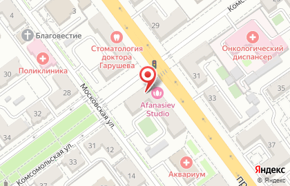 Стоматология Джина в Волжском на Комсомольской улице на карте