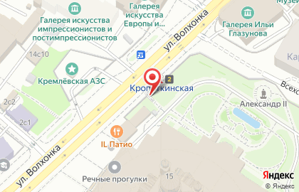 ОАО Банкомат, АКБ Росбанк на улице Волхонка на карте