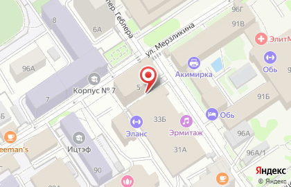 Грузовой поток Барнаул на карте