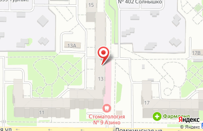 Стоматологическая поликлиника №9 на Ломжинской улице на карте