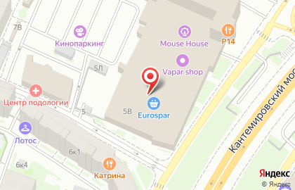 Гипермаркет О`кей в Санкт-Петербурге на карте