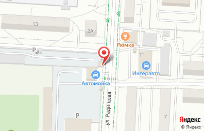 Магазин разливного пива ПивоДаром на улице Радищева на карте