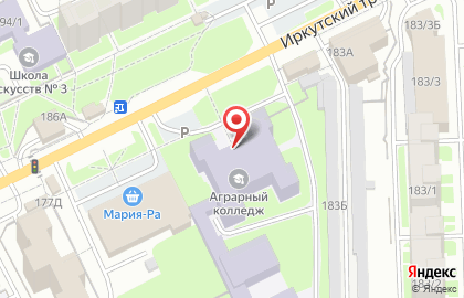 Томский аграрный колледж на карте