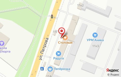 Строительная компания Элит-ГРУПП на улице Петрова на карте
