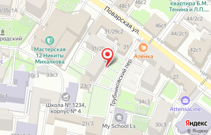 Дом на Поварской, ТСЖ на карте