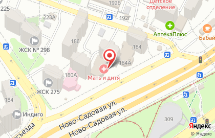 ИДК на Ново-Садовой улице на карте