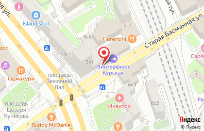 Бар-буфет "Николай" на Старой Басманной улице на карте