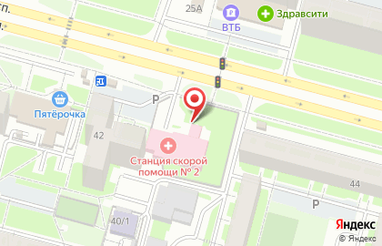 Сургутская городская клиническая станция скорой помощи в Сургуте на карте