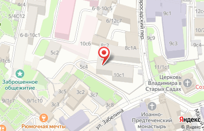 Общественный пункт охраны порядка Центрального административного округа в Басманном на карте