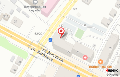 Интернет-магазин автозапчастей Emex на улице Энгельса на карте
