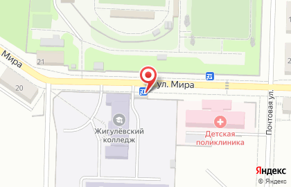 Киоск по продаже фастфудной продукции на улице Мира на карте