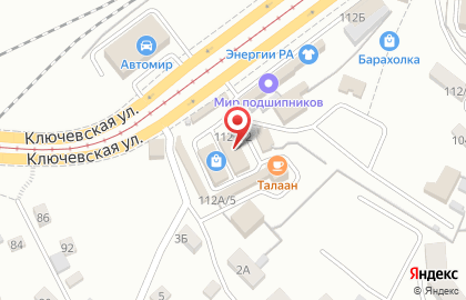 Магазин автозапчастей Авторай в Октябрьском районе на карте