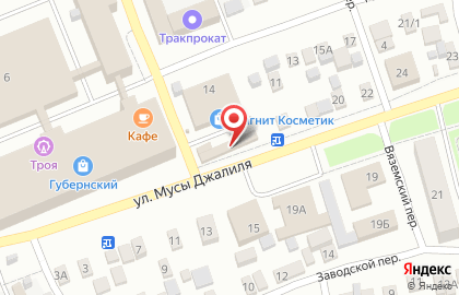 Магазин напитков Бочка на улице Мусы Джалиля на карте