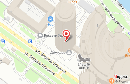 Бухгалтерская компания Счетовод на улице Бориса Ельцина на карте