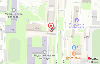 Магазин канцелярских товаров Грамотей на карте
