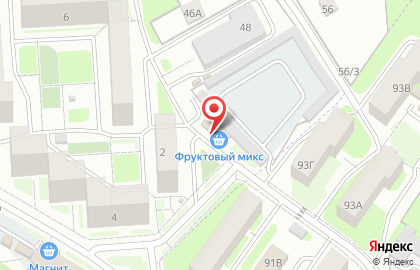 Киоск по продаже фруктов и овощей на Юбилейной улице на карте