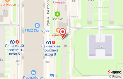 Магазин продуктов в Санкт-Петербурге на карте