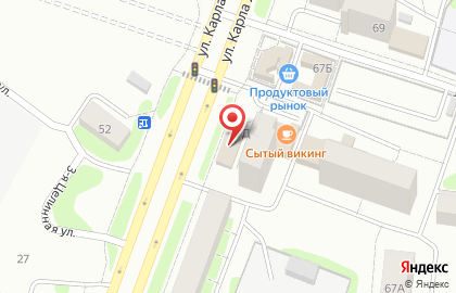 Магазин у дома Бристоль на улице Карла Либкнехта на карте