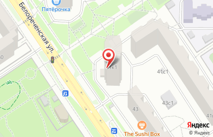 Гастроном Снедь на Белореченской улице на карте