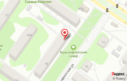 Магазин Русские традиции на Краснофлотской улице на карте