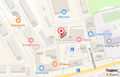 Магазин детских товаров Радуга на Октябрьской улице на карте