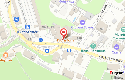 Продовольственный магазин на Вокзальной улице на карте