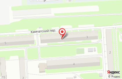 Продуктовый магазин на улице Камчатский 3 на карте