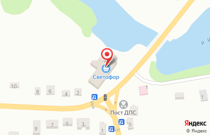 Магазин низких цен Светофор в Рязани на карте