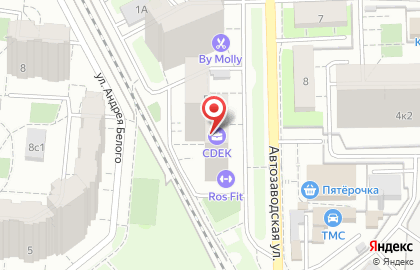 Служба доставки и логистики Сдэк на Автозаводской улице на карте