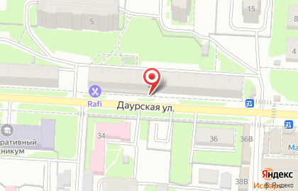 Кафе Даурия в Советском районе на карте