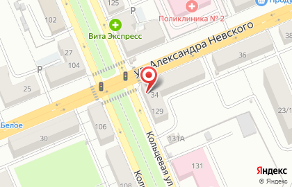 Банкомат СберБанк на улице Александра Невского, 34 на карте