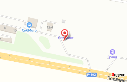 Сибтракт на карте
