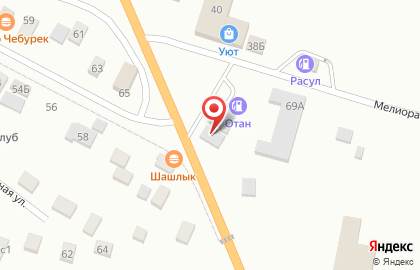 Автомагазин Лихач на Кооперативной улице на карте