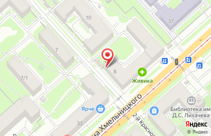 Калининский район Киоск по продаже фруктов и овощей во 2-м Краснодонском переулке на карте