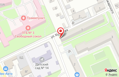 Участковый пункт полиции Отдел полиции №5, Управление МВД России по г. Липецку на карте