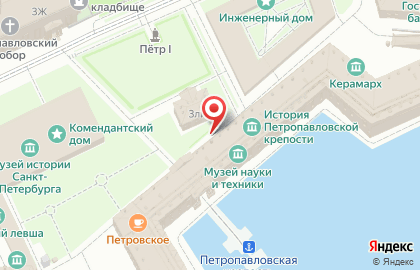 Лето в Петроградском районе на карте