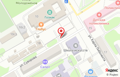 Автостоянка в Перми на карте