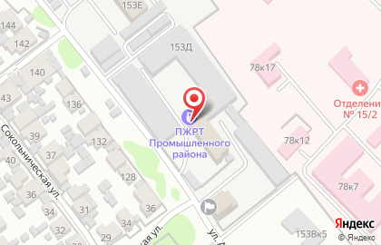 Касса оплат услуг ЖКХ Производственный жилищно-ремонтный трест Промышленного района на улице Александра Матросова на карте
