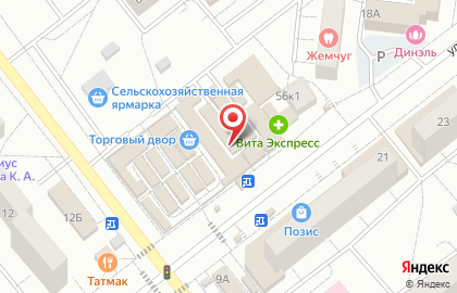 Зоомагазин Какаду на улице Комарова на карте