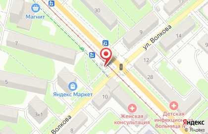Киоск по продаже хлебобулочных изделий в Пролетарском районе на карте