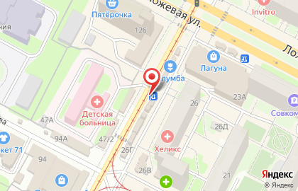 Магазин бытовой химии в Туле на карте